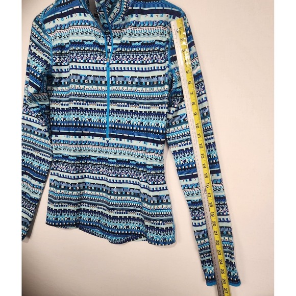 Nike Pro Dry-Fit Women's Multicolor 3/4 Zip Pullover Size M - Picture 7 of 10